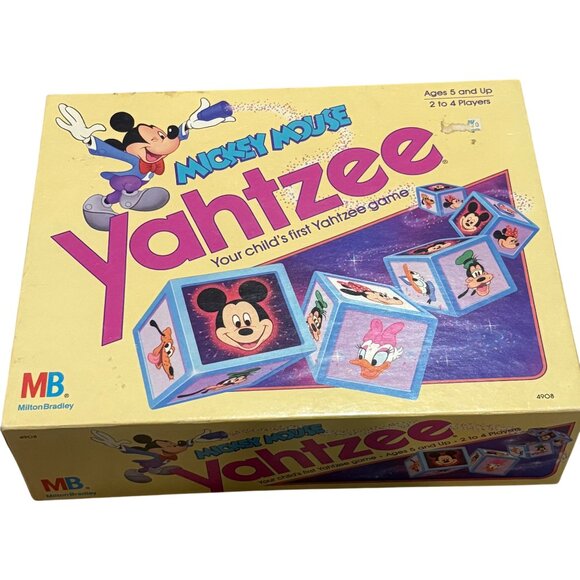 Mickey Mouse Yahtzee Board Game For Kids Ages 5+ 2-4 Players By Milton Bradley C - Picture 3 of 6